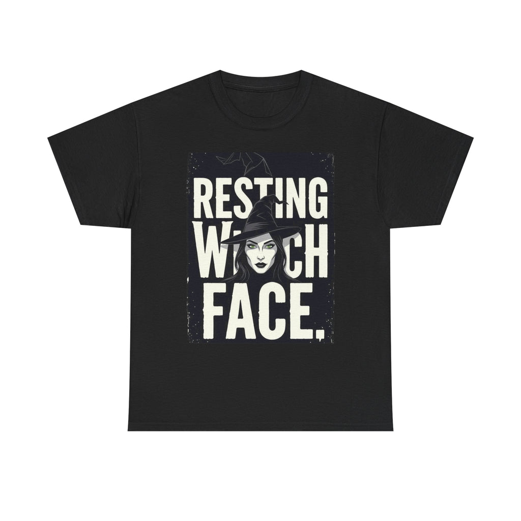 Resting Witch Face, Unisex Cotton Tee