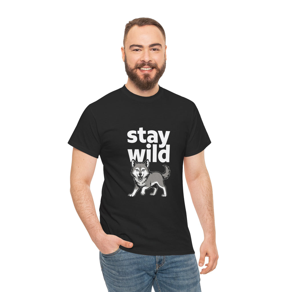 Stay Wild, Unisex Cotton Tee
