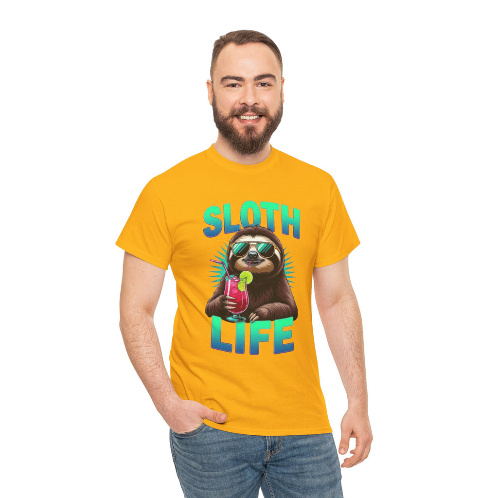 Sloth Life, Unisex  Cotton Tee