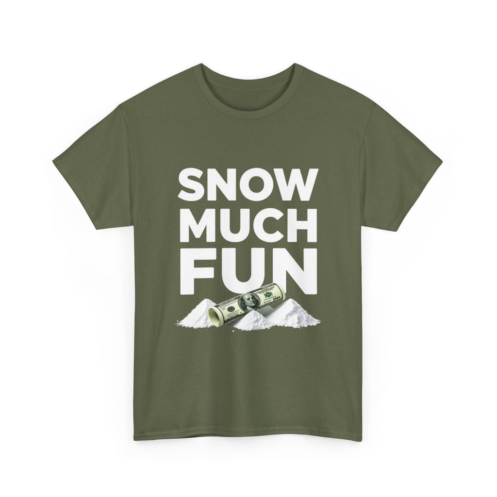 Snow Much Fun, Unisex Cotton Tee