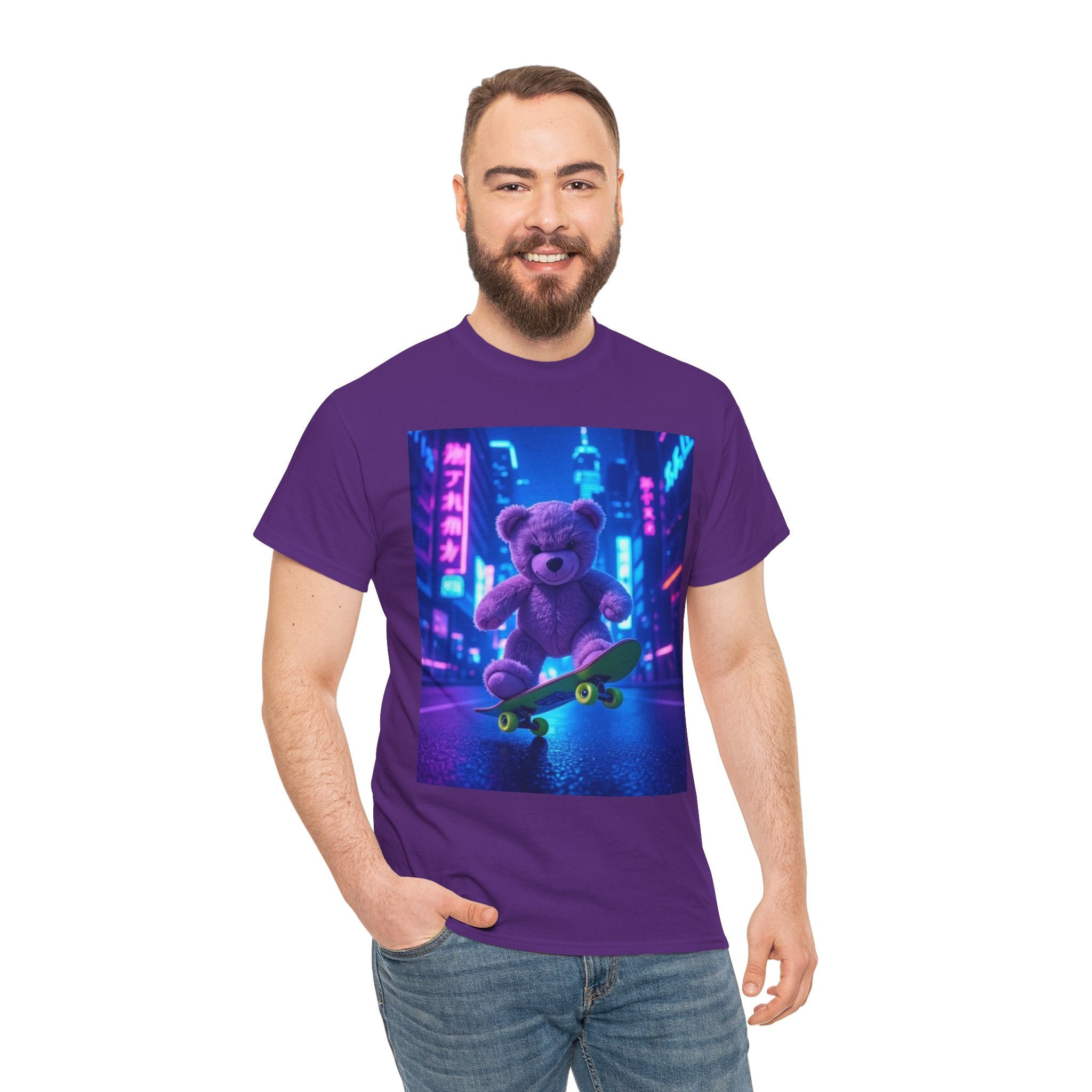 Mischievous Bear, Unisex Cotton Tee
