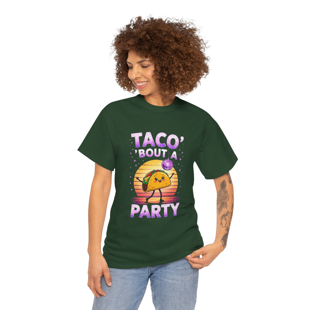 Taco Party, Unisex Cotton Tee