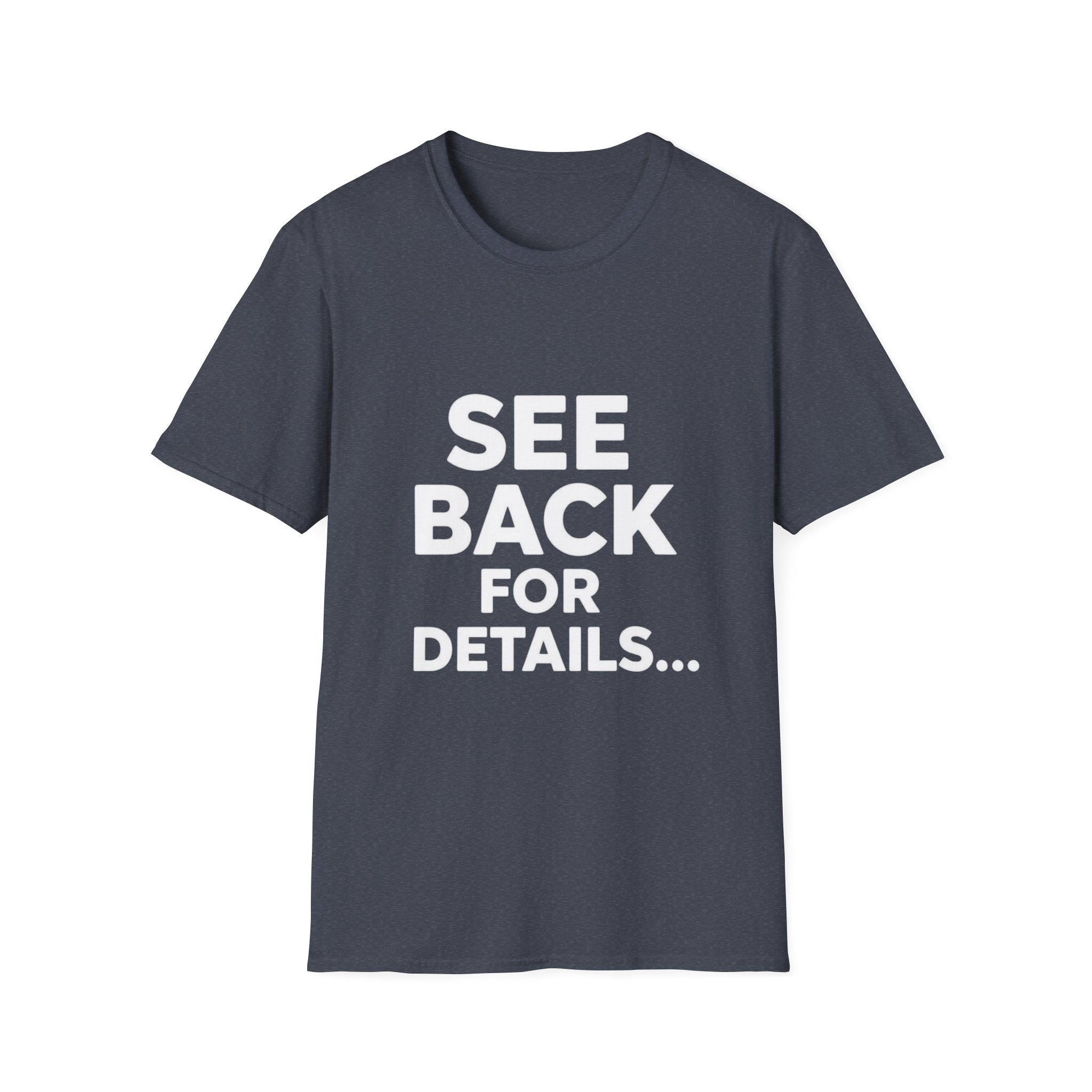 Fu*k Off - Front and Back Printed, Cotton Tee (Soft style)