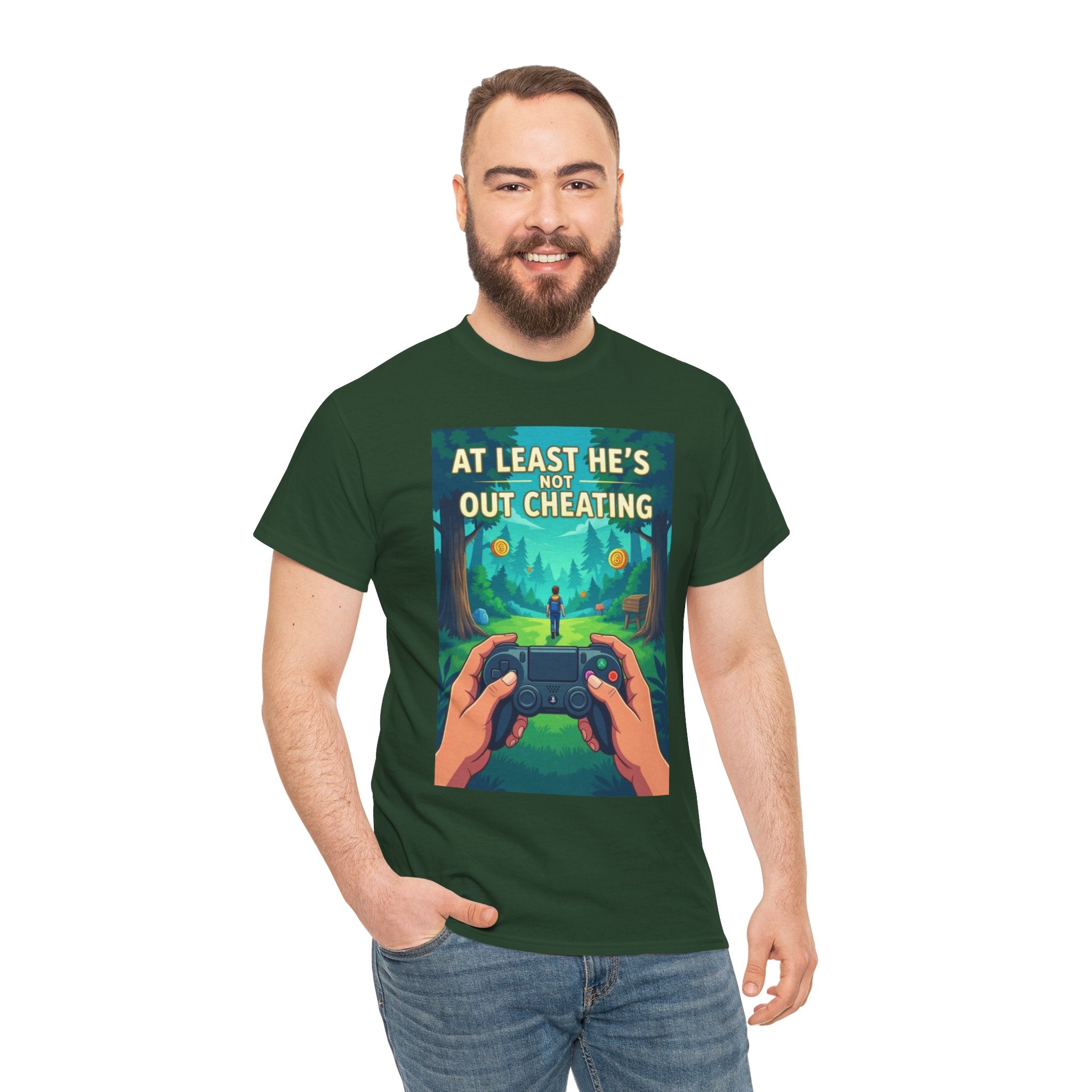 Not Out Cheating, Unisex Cotton Tee